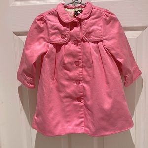 Toddler girls cotton coat.  18 months